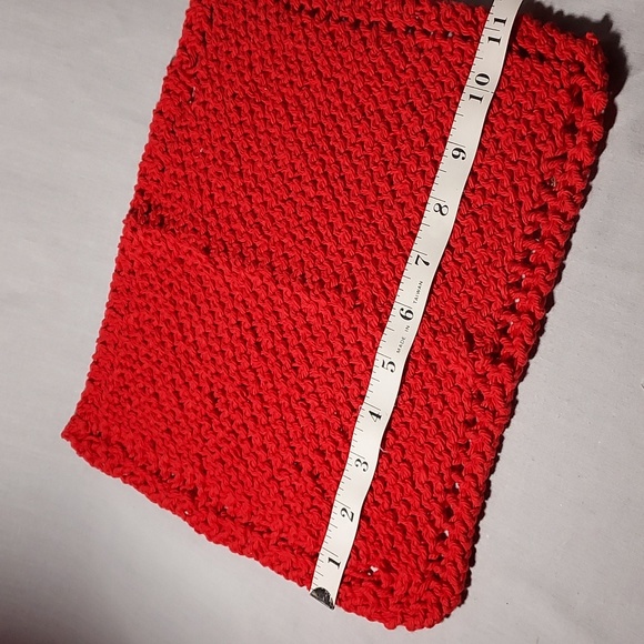 Vintage Christmas 5 Piece Crochet Hot Dish Mats - Picture 7 of 9